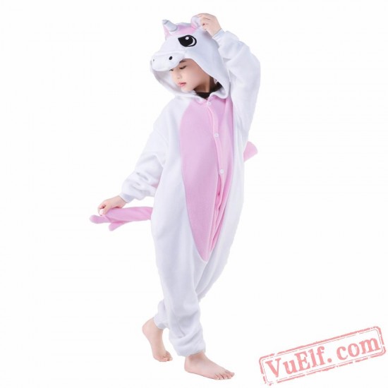 Pink Unicorn Onesie Costumes / Pajamas for Kids - Kigurumi Onesies