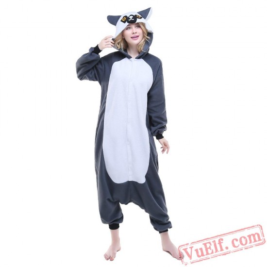 Ring Lemur Onesie Costumes / Pajamas for Adult - Kigurumi Onesies