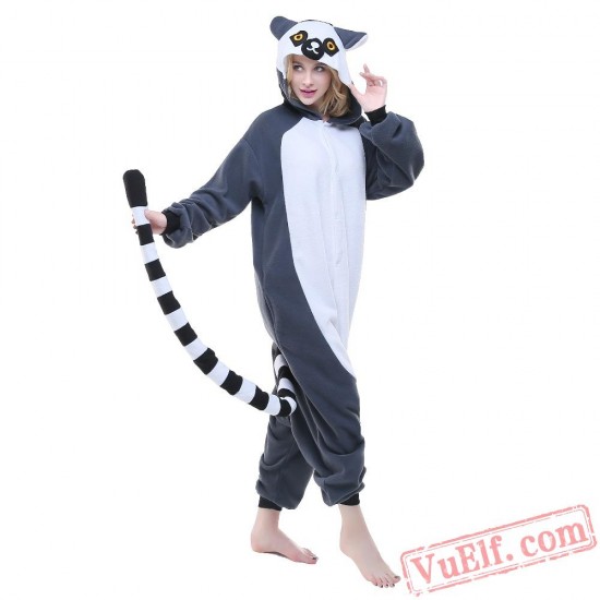 Ring Lemur Onesie Costumes / Pajamas for Adult - Kigurumi Onesies