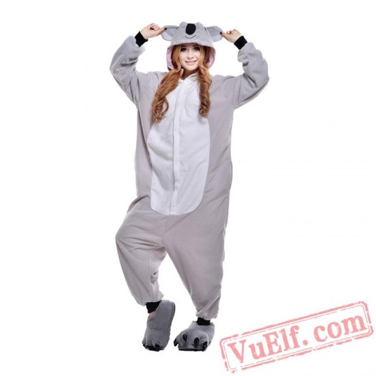 Grey Koala Onesie Costumes / Pajamas for Adult - Kigurumi Onesies