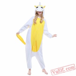 Yellow Unicorn Onesie Costumes / Pajamas for Adult - Kigurumi Onesies