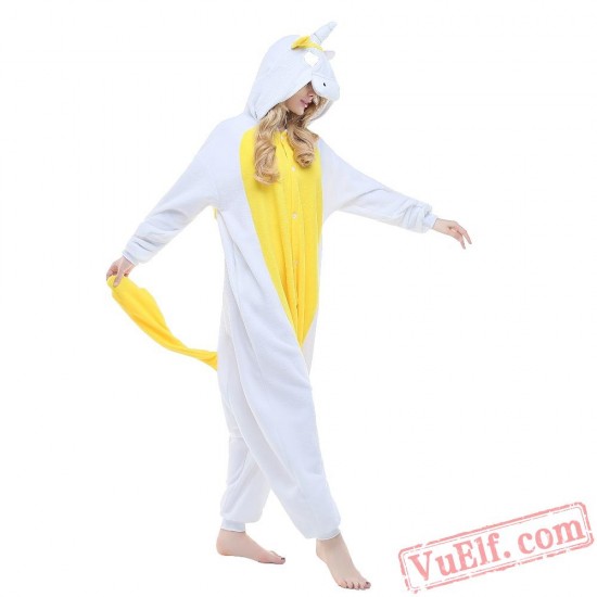 Yellow Unicorn Onesie Costumes / Pajamas for Adult - Kigurumi Onesies