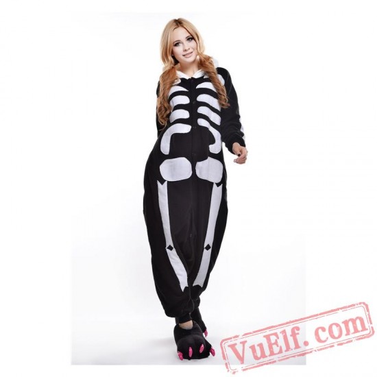 Skull Skeleton Onesie Costumes / Pajamas for Adult - Kigurumi Onesies