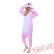 Pink Hippo Onesie Costumes / Pajamas for Adult - Kigurumi Onesies