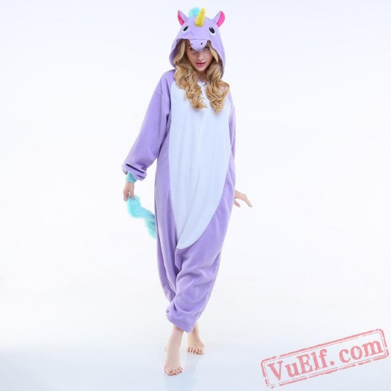 Purple Pegasus Onesie Costumes / Pajamas for Adult - Kigurumi Onesies