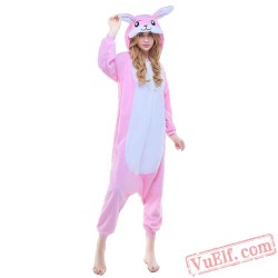 Pink Rabbit Onesie Costumes / Pajamas for Adult - Kigurumi Onesies