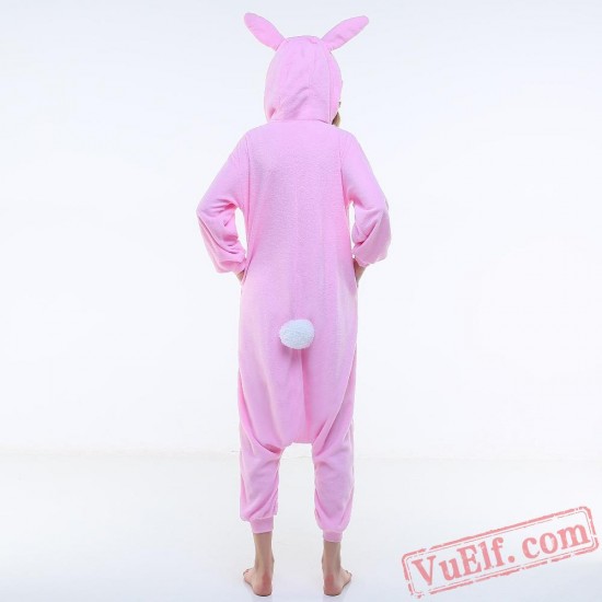 Pink Rabbit Onesie Costumes / Pajamas for Adult - Kigurumi Onesies