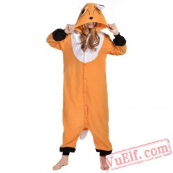 Brown Fox Onesie Costumes / Pajamas for Adult - Kigurumi Onesies