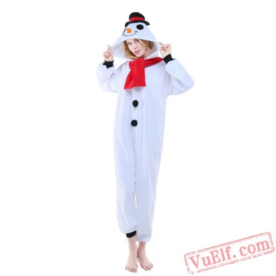 Snowman Onesie Costumes / Pajamas for Adult - Kigurumi Onesies