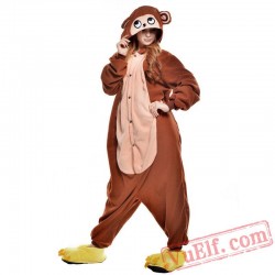 Coffee Monkey Onesie Costumes / Pajamas for Adult - Kigurumi Onesies