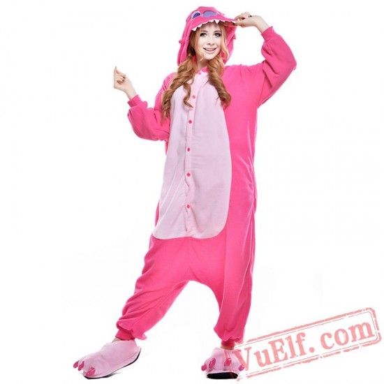 Pink Stitch Onesie Costumes / Pajamas for Adult - Kigurumi Onesies