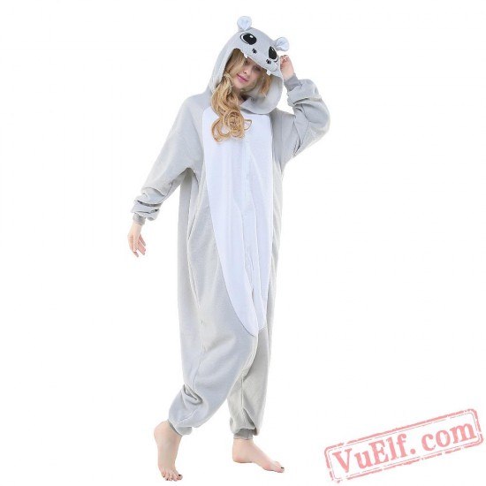 Grey Hippo Onesie Costumes / Pajamas for Adult - Kigurumi Onesies