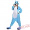 Blue Hippo Onesie Costumes / Pajamas for Adult - Kigurumi Onesies