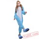 Blue Hippo Onesie Costumes / Pajamas for Adult - Kigurumi Onesies