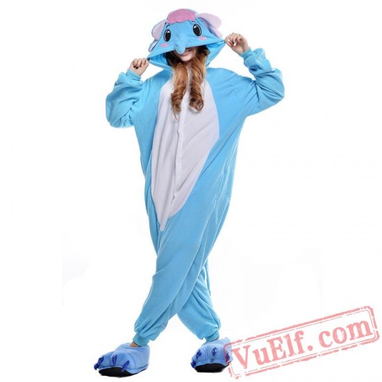 Blue Elephant Onesie Costumes / Pajamas for Adult - Kigurumi Onesies