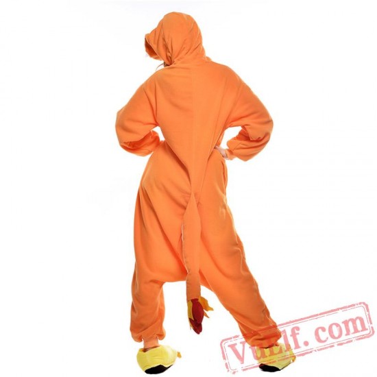 Cartoon Charmander Onesie Costumes / Pajamas for Adult - Kigurumi Onesies