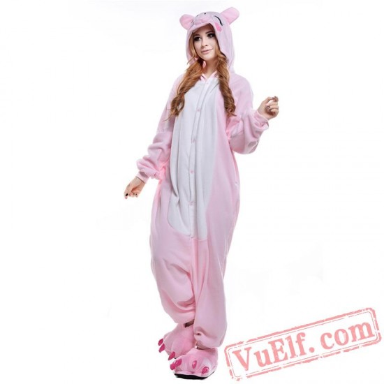 Pink Pig Onesie Costumes / Pajamas for Adult - Kigurumi Onesies