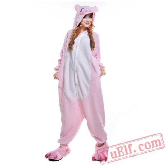 Pink Pig Onesie Costumes / Pajamas for Adult - Kigurumi Onesies