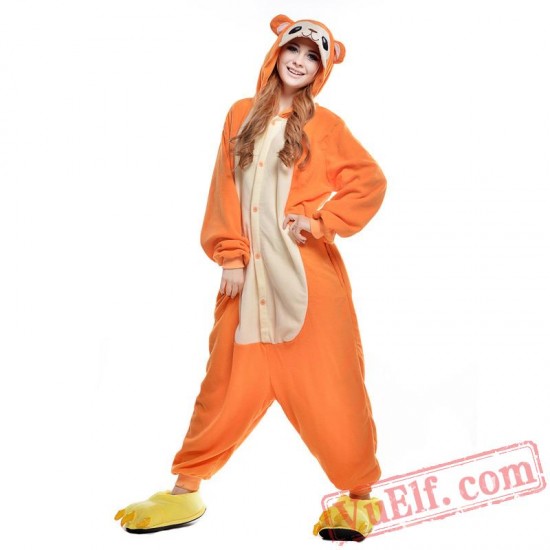 Orange Monkey Onesie Costumes / Pajamas for Adult - Kigurumi Onesies