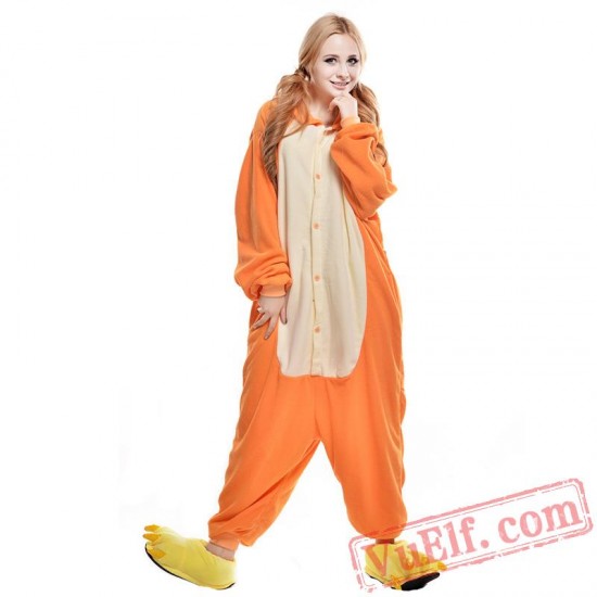 Orange Monkey Onesie Costumes / Pajamas for Adult - Kigurumi Onesies