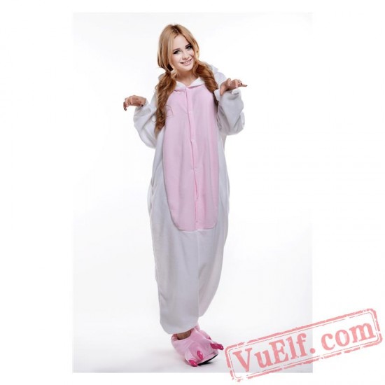 White Cat Onesie Costumes / Pajamas for Adult - Kigurumi Onesies