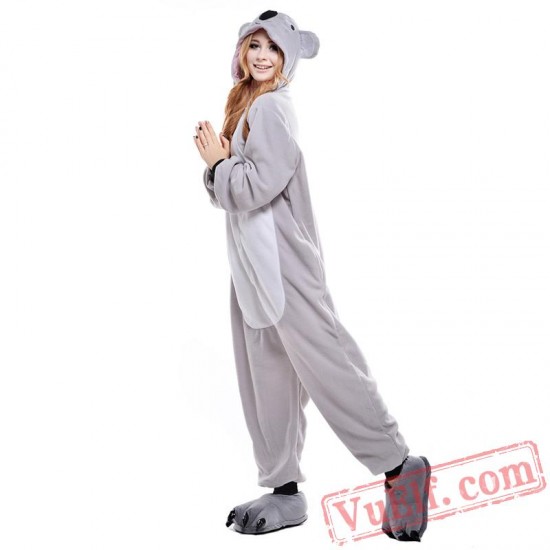 Grey Koala Onesie Costumes / Pajamas for Adult - Kigurumi Onesies
