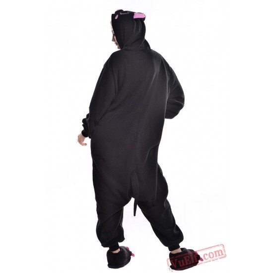 Black Pink Pig Onesie Costumes / Pajamas for Adult - Kigurumi Onesies