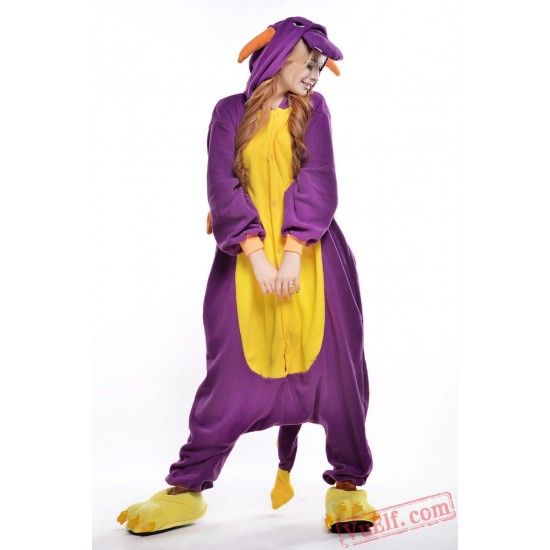 Purple Dragon Onesie Costumes / Pajamas for Adult - Kigurumi Onesies