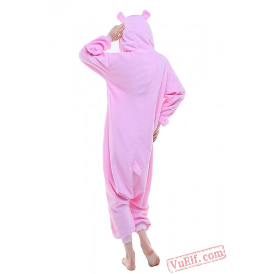 Blue Pink Gray Hippo Onesie Costumes / Pajamas for Adult - Kigurumi Onesies