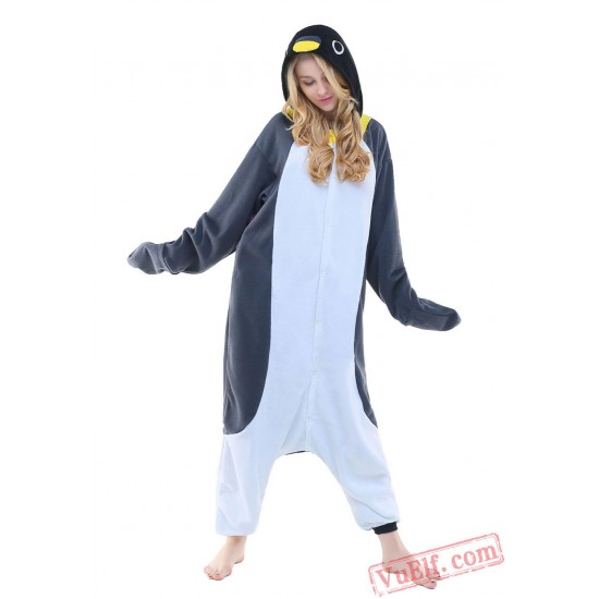 Gray Penguin Onesie Costumes / Pajamas for Adult - Kigurumi Onesies