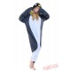 Gray Penguin Onesie Costumes / Pajamas for Adult - Kigurumi Onesies