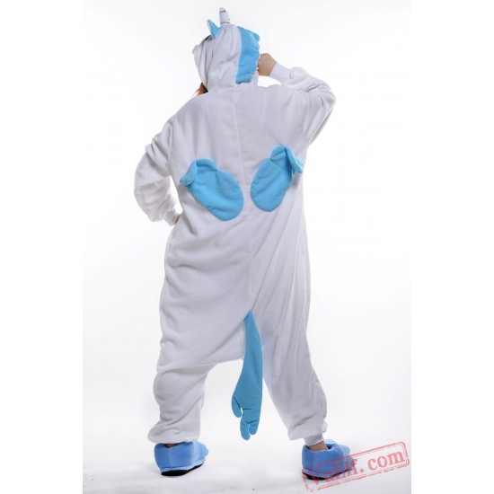 Blue Pink Flying Horse Onesie Costumes / Pajamas for Adult - Kigurumi Onesies