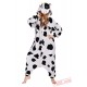 Black White Dot Milk Cow Onesie Costumes / Pajamas for Adult - Kigurumi Onesies