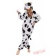 Black White Dot Milk Cow Onesie Costumes / Pajamas for Adult - Kigurumi Onesies