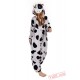 Black White Dot Milk Cow Onesie Costumes / Pajamas for Adult - Kigurumi Onesies