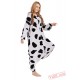 Black White Dot Milk Cow Onesie Costumes / Pajamas for Adult - Kigurumi Onesies