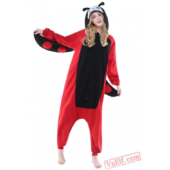 Red Ladybug Onesie Costumes / Pajamas for Adult - Kigurumi Onesies