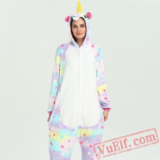 Stars Unicorn Onesie Costumes / Pajamas for Adult - Kigurumi Onesies