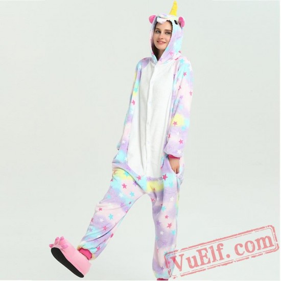 Stars Unicorn Onesie Costumes / Pajamas for Adult - Kigurumi Onesies