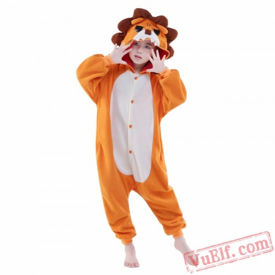 Lion Onesie Costumes / Pajamas for Kids - Kigurumi Onesies