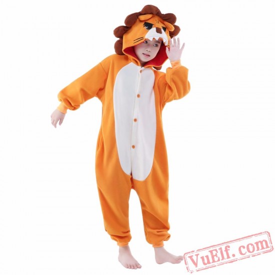 Lion Onesie Costumes / Pajamas for Kids - Kigurumi Onesies