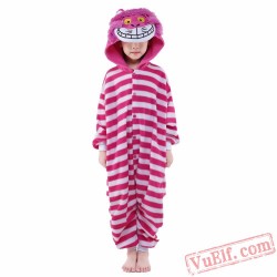 Cartoon Cheshire Cat Onesie Costumes / Pajamas for Kids - Kigurumi Onesies