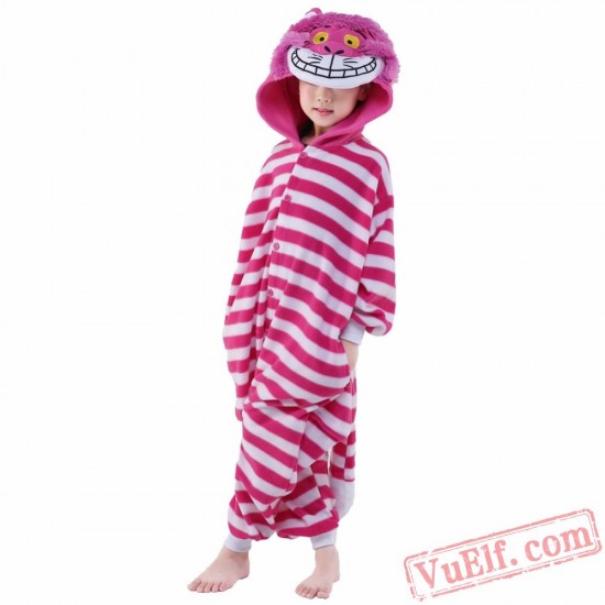 Cartoon Cheshire Cat Onesie Costumes / Pajamas for Kids - Kigurumi Onesies