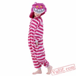 Cartoon Cheshire Cat Onesie Costumes / Pajamas for Kids - Kigurumi Onesies