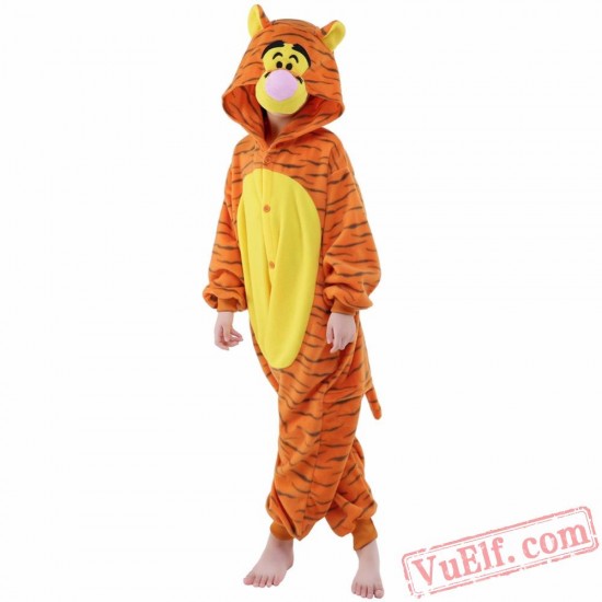 Tiger Onesie Costumes / Pajamas for Kids - Kigurumi Onesies