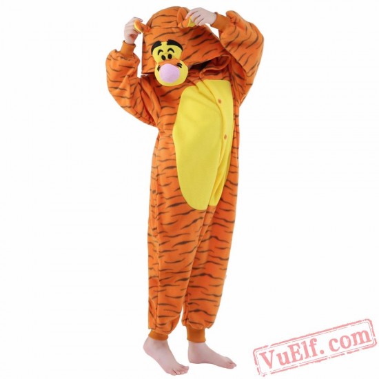 Tiger Onesie Costumes / Pajamas for Kids - Kigurumi Onesies