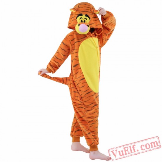 Tiger Onesie Costumes / Pajamas for Kids - Kigurumi Onesies