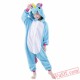 Blue Pegasus Onesie Costumes / Pajamas for Kids - Kigurumi Onesies