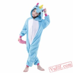 Blue Pegasus Onesie Costumes / Pajamas for Kids - Kigurumi Onesies