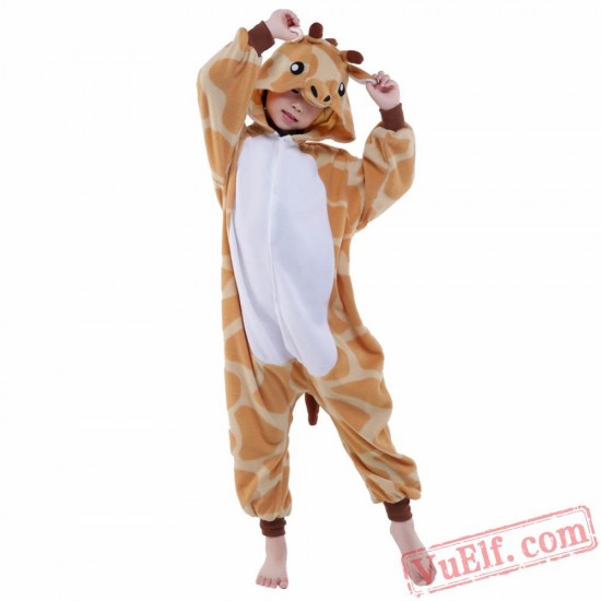 Giraffe Onesie Costumes / Pajamas for Kids - Kigurumi Onesies